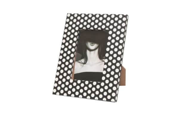 Black Spotted Photo Frame