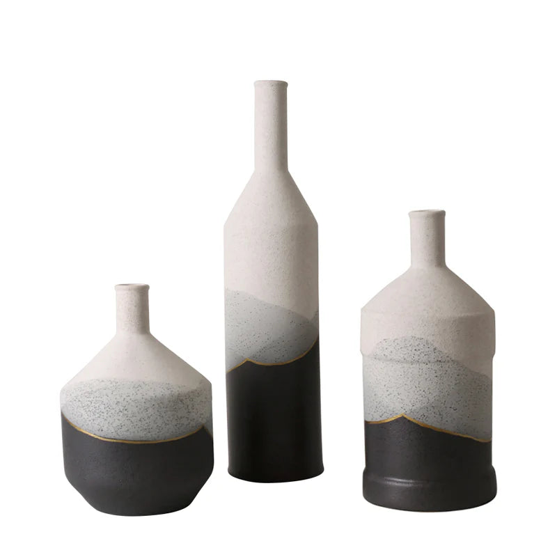 Black Bottle Vase