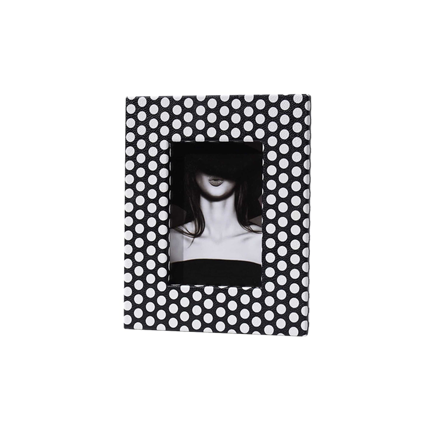 Black Spotted Photo Frame