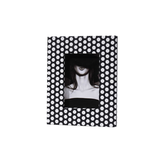Black   Spotted Photo Frame