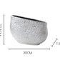 Silver Glanular Ceramic Vase