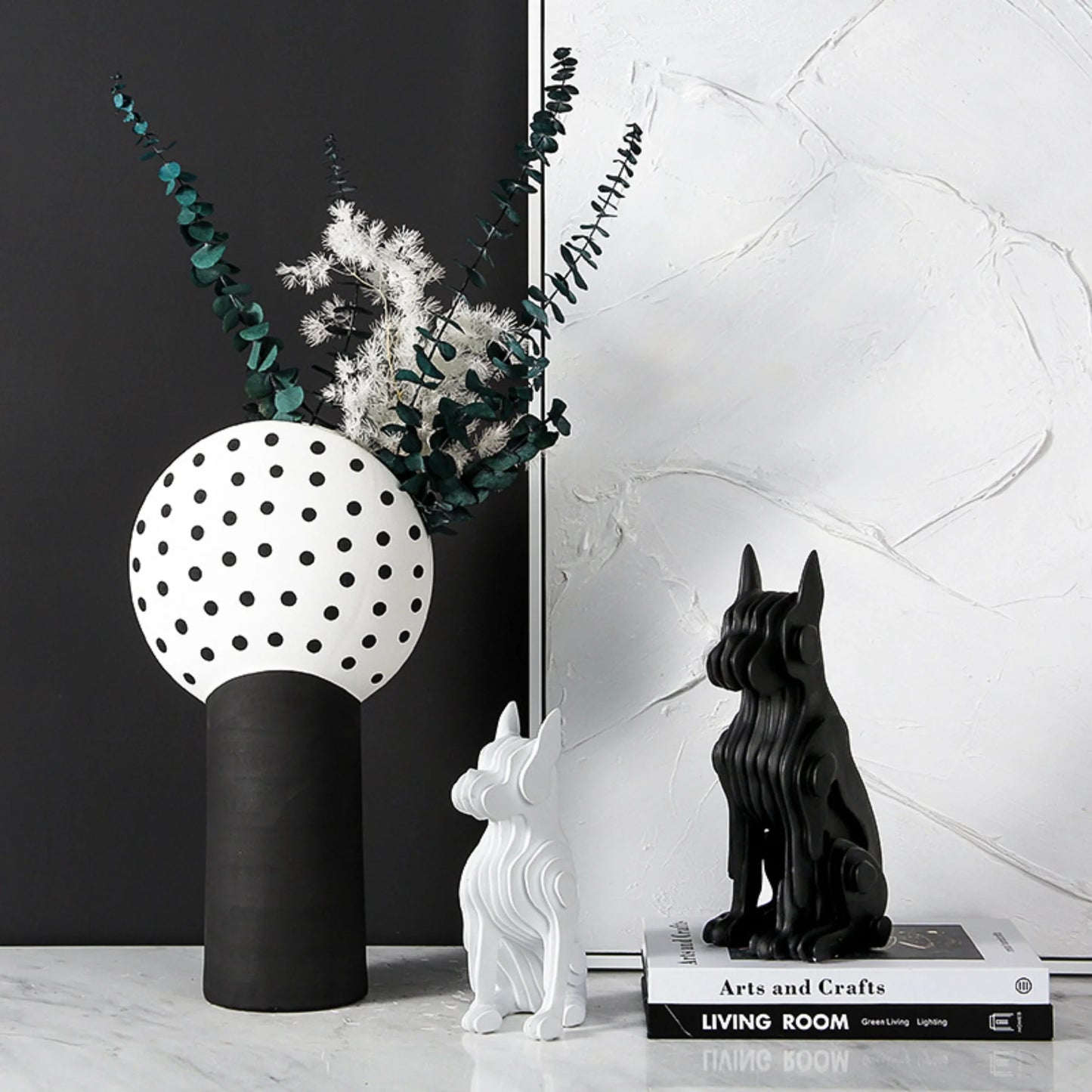 Pillar vase-Black A