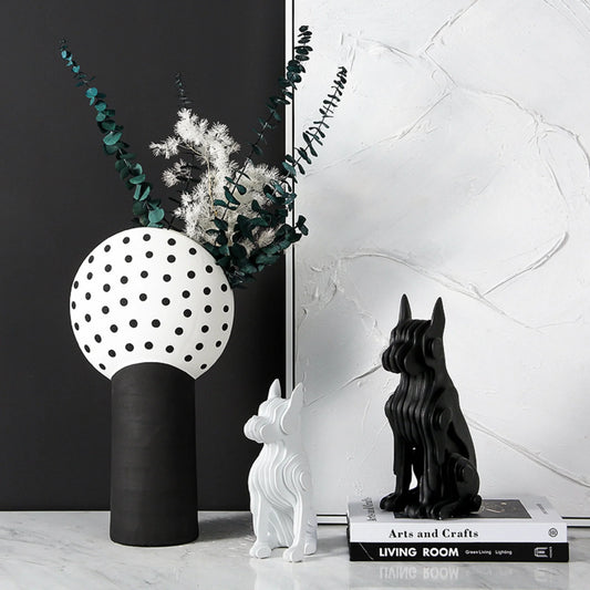 Pillar vase-Black A