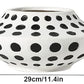 Hand Drawn Polka Dot Vase