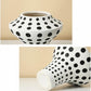 Hand Drawn Polka Dot Vase