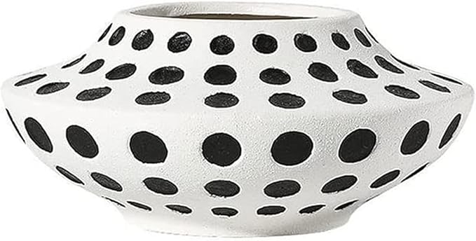 Hand Drawn Polka Dot Vase