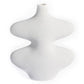 Curved vase Black And white