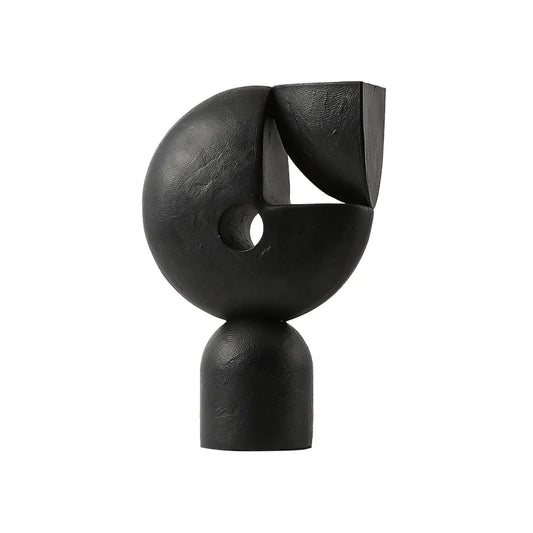 Black Resin Geometric