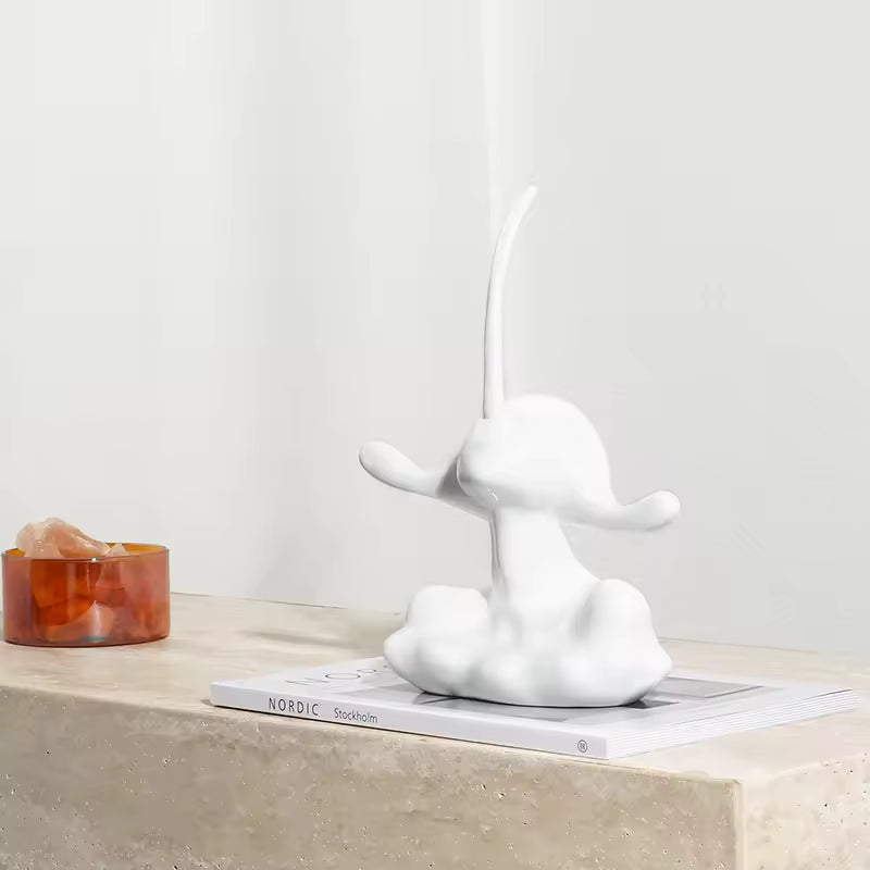 Long Nose Ornament Blue & White