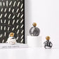 White & Black Double Ball Ornament