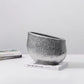 Silver Glanular Ceramic Vase