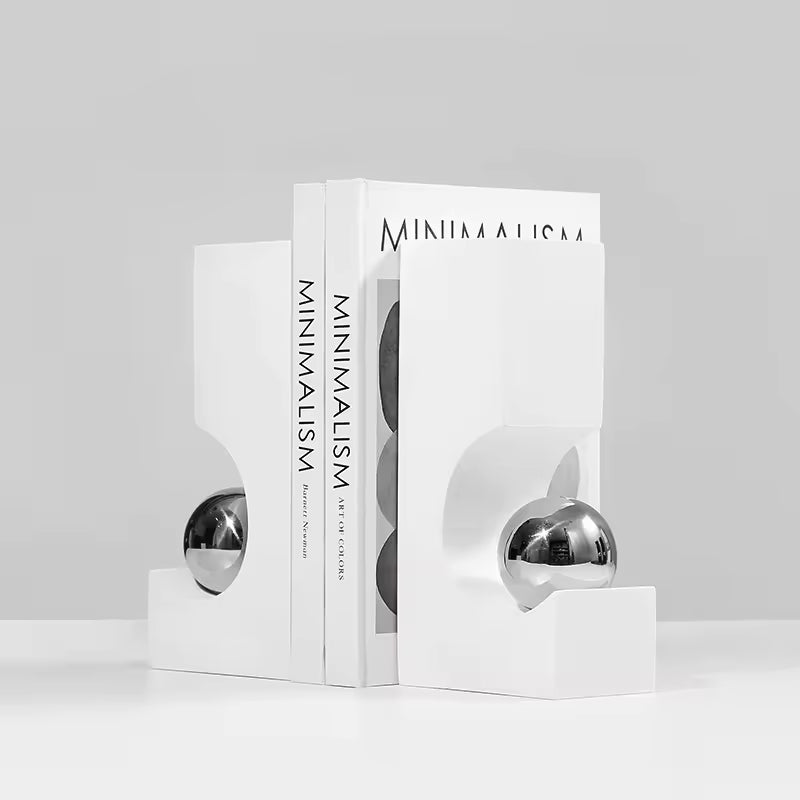 White & Black  L- Shaped Decor