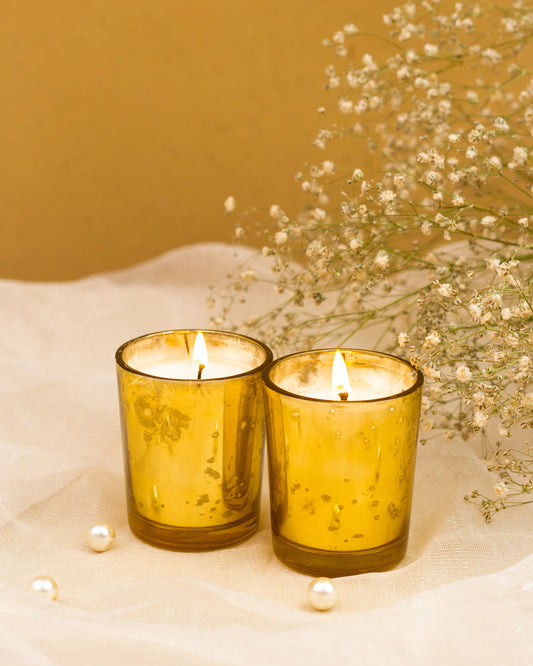 Glass Candle Jasmine Fragrance