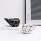Black & White Geometric Line Ornament