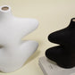 Curved vase Black And white