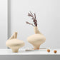 Cream Ceramic Vase